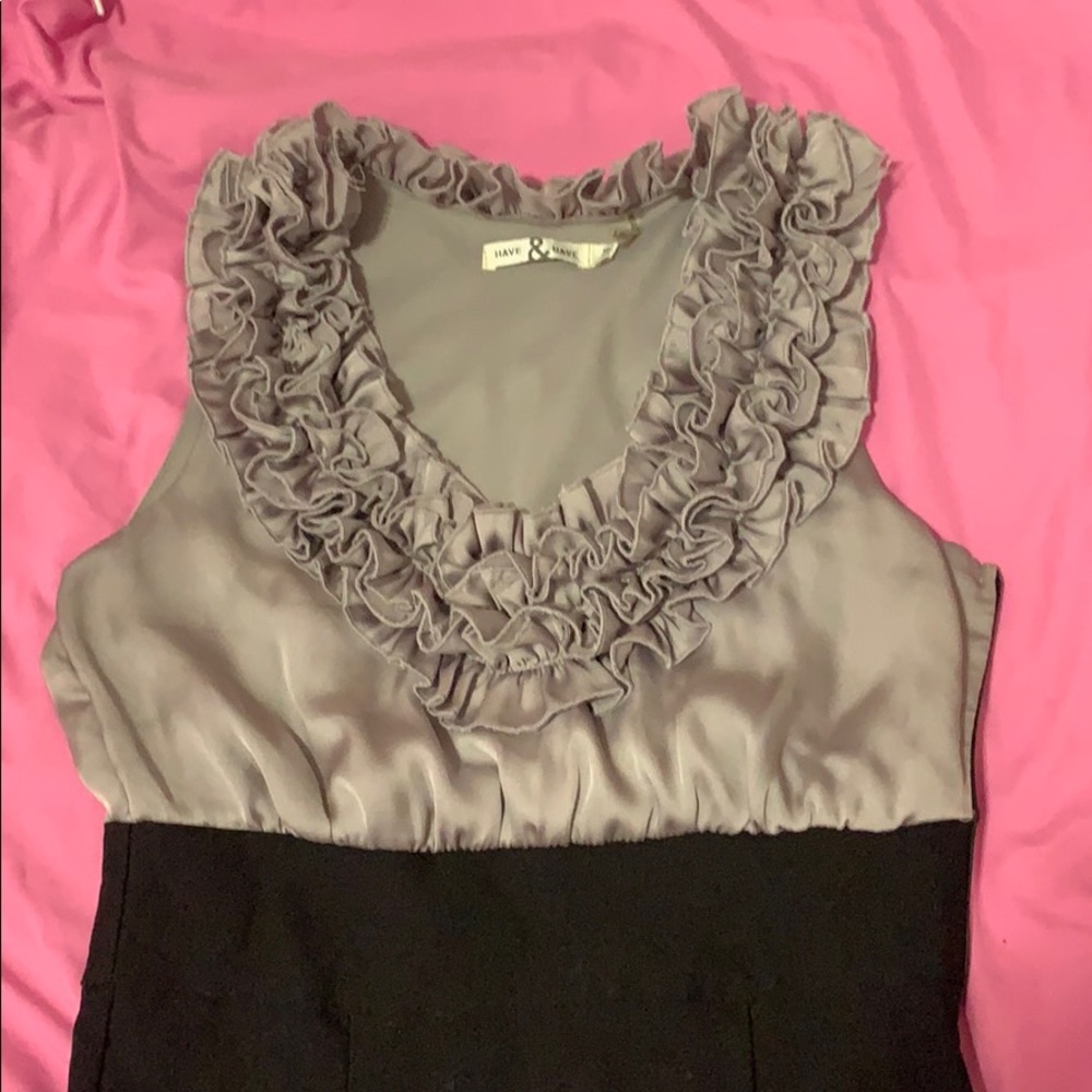 Black and gray dress XS